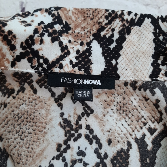 Snakeprint jumpsuit - Picture 12 of 12